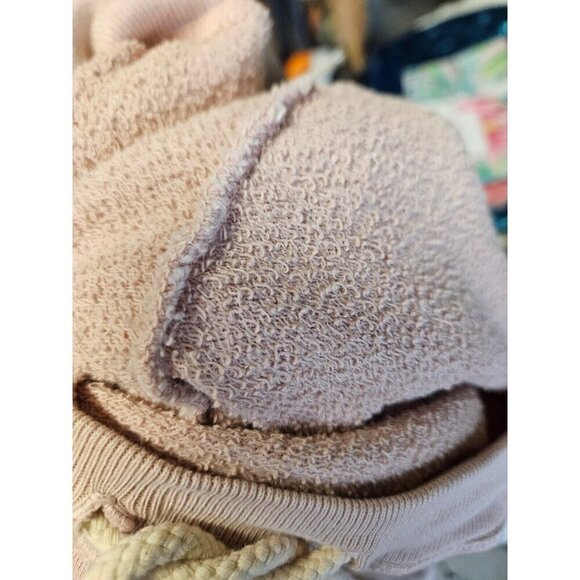 New The Great Knits Cropped Sweatpant Womens 0 0-2 Carnation Pink Cotton - Picture 5 of 5